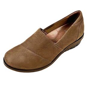 Dansko Tan Suede Slip On Loafers Size 37